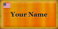 Example gold brick with 'Your Name'